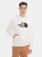 Bluzy męskie - The North Face Bluza Drew Peak NF0A89EM Biały Regular Fit - miniaturka - grafika 1