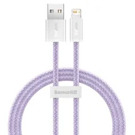 Kable USB - Baseus Kabel USB do Lightning Dynamic 2.4A 1m fioletowy) - miniaturka - grafika 1