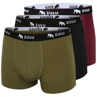Majtki męskie - Męskie bokserki Zulu Bambus 210 3-pack Rozmiar: XXL / Kolor: mix4 - miniaturka - grafika 1