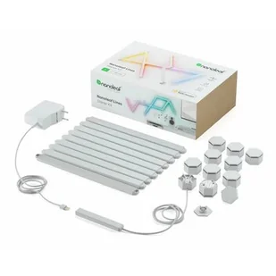 Nanoleaf Nanoleaf Lines Starter Kit listwy świetlne 9 sztuk 1 kontroler NL59-K-0002LW-9PK-EU - Systemy inteligentnych domów - miniaturka - grafika 1