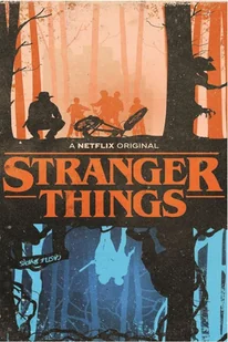 PODKŁADKA POD MYSZ Z Nadrukiem 22x18cm Stranger Things serial Tekst Prezent - Podkładki pod mysz - miniaturka - grafika 1