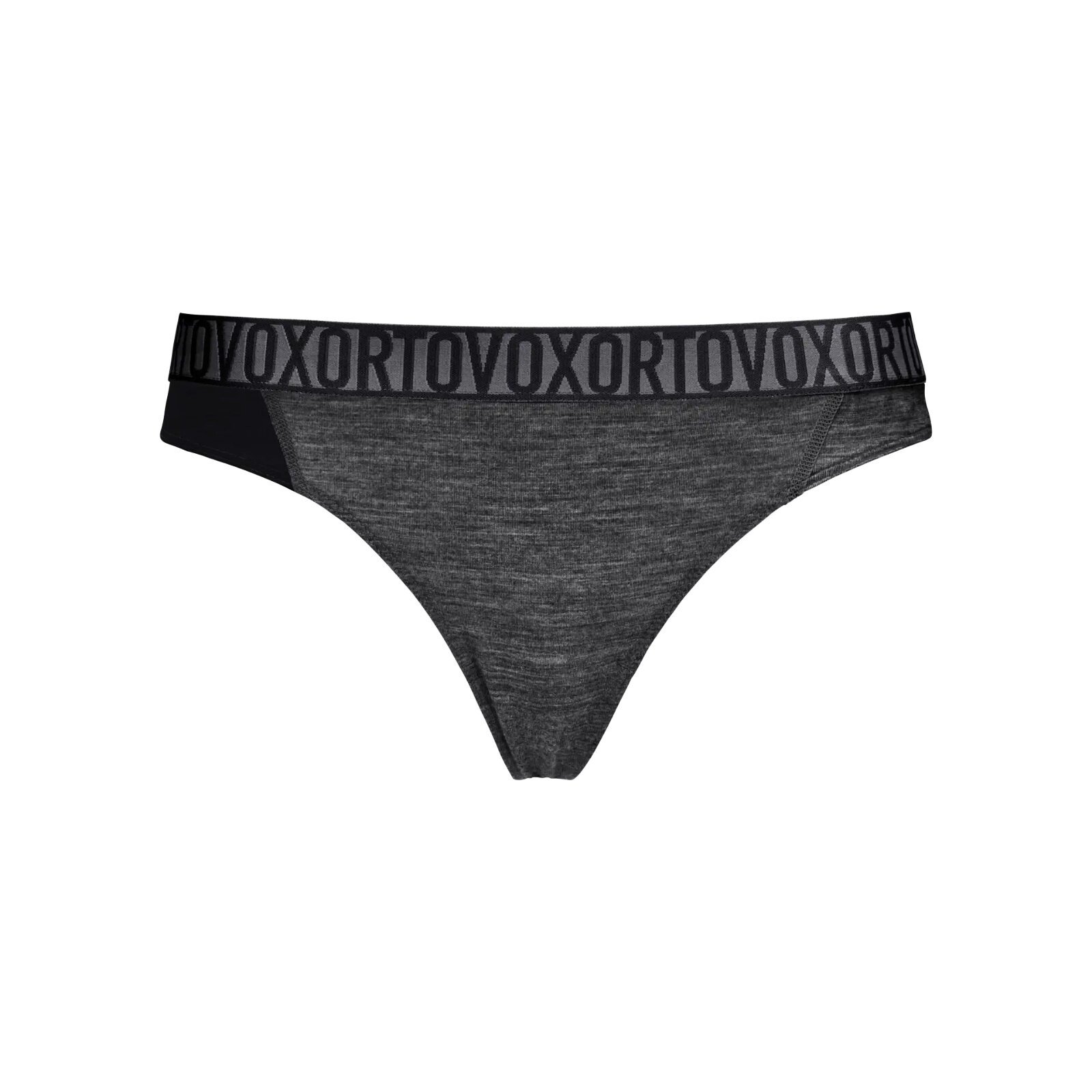 Majtki damskie Ortovox 150 Essential Thong Women's Black Raven Blend XL