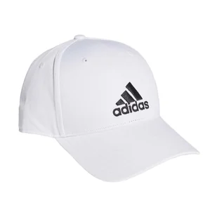 Czapka z daszkiem ADIDAS BBALL CAP COT FK0890 – Biały - Czapki męskie - miniaturka - grafika 1