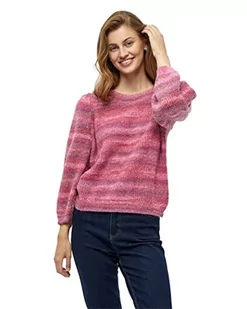 Peppercorn Damski sweter z długim rękawem Haya 3-4, 4045m Sangria różowy melanż, S - Swetry damskie - miniaturka - grafika 1
