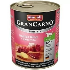 Animonda Gran Carno Sensitiv Wołowina + Ziemniaki 800G - Mokra karma dla psów - miniaturka - grafika 1