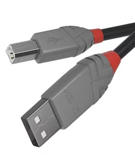 LINDY 36676 Kabel USB 2.0 typ A-B Anthra Line 7.5m LY-36676 - Kable USB - miniaturka - grafika 3
