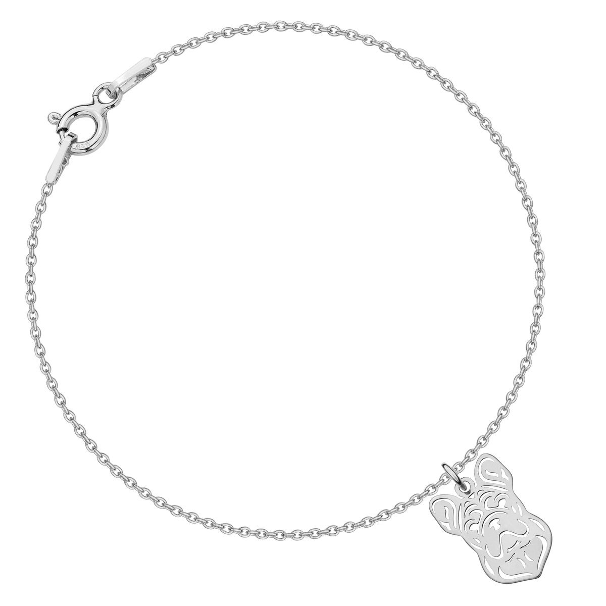 MYNESS Bransoletka z pieskiem buldogiem francuskim /1821/