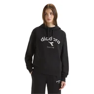 Bluzy męskie - Bluza unisex DIADORA HOODIE ATHL. LOGO - miniaturka - grafika 1