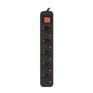 Listwa przedluzacz 1.5m 5x230 c PS1-05F-0150-BK - Listwy zasilające - miniaturka - grafika 1