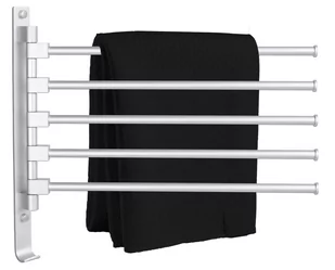 Wieszak na ręczniki łazienkowy TYROS srebrny - Wieszaki łazienkowe - miniaturka - grafika 1