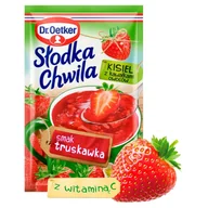 Budyń - Dr Oetker SŁODKA CHWILA KISIEL TRUSKAWKOWY Z OWOCAMI 31,5G 55524912 - miniaturka - grafika 1