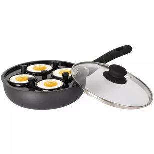 PATELNIA 20cm Z WKŁADEM DO JAJEK KINGHOFF KH-1806 - Patelnie - miniaturka - grafika 2