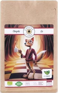 aliness Kawa ziarnista ekologiczna ETIOPSKI LIS 200g EC65-635CF - Kawa - miniaturka - grafika 1