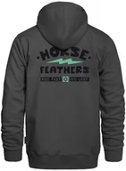 Bluzy męskie - bluza męska HORSEFEATHERS IGNITE SWEATSHIRT Gray - miniaturka - grafika 1