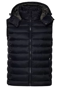 Superdry Kamizelka z kapturem Kurtka męska, Deep Navy, S - Kurtki męskie - miniaturka - grafika 1