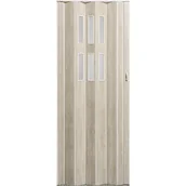 Drzwi wewnętrzne - Drzwi harmonijkowe PIONEER GLASS 325 84 x 202 cm dąb sonoma - miniaturka - grafika 1