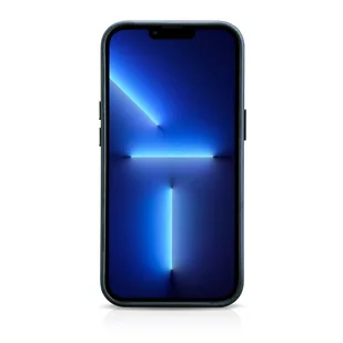 iCarer Oil Wax Premium Leather Case skórzane etui iPhone 14 Pro Max magnetyczne z MagSafe ciemnoniebieski (WMI14220704-BU) - Etui i futerały do telefonów - miniaturka - grafika 4