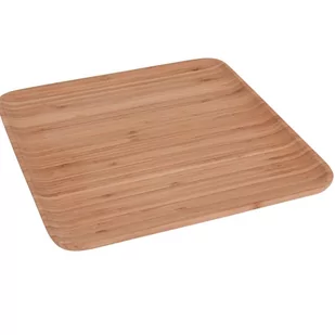 EH Excellent Houseware Taca bambusowa 33 x 33 cm 784230570 - Tace i patery - miniaturka - grafika 1