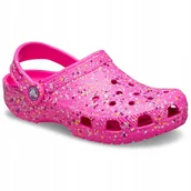 Buty dla dziewczynek - Crocs Dziecięce Buty Klapki Chodaki Kids Classic Paint Splatter Clog 30-31 - miniaturka - grafika 1