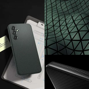 Etui na telefon Spigen Liquid Air obudowa pancerne do Samsung Galaxy A54 5G Abyss Green + Szkło - Etui i futerały do telefonów - miniaturka - grafika 5