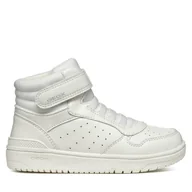 Buty dla dziewczynek - Sneakersy Geox J Washiba Girl J36HXA 05415 C1000 S Biały - miniaturka - grafika 1