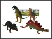 Figurki dla dzieci - Hipo Dinozaury 4 sztuki 24cm 2078A - miniaturka - grafika 1
