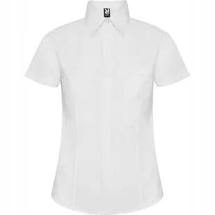 Koszula Damska Krótki Rękaw BIAŁA ROLY CM5061 Horeca Rozmiar: S - Koszule damskie - miniaturka - grafika 1