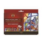 Kredki, ołówki, pastele i pisaki - Koh-I-Noor Kredki Polycolor 24 kolory - miniaturka - grafika 1