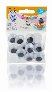 Astra Oczy samoprzylepne 20mm oczy pirata Creativo - Dekoratorstwo - miniaturka - grafika 2