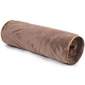 Poduszki - Poduszka walec ciemnobrązowy, 50 x 15 cm - miniaturka - grafika 1