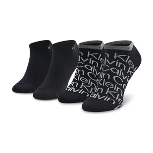 Zestaw 2 par niskich skarpet unisex Calvin Klein 701218714 Czarny - Skarpetki damskie - miniaturka - grafika 1