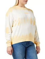 Bluzy damskie - Lee Damska bluza Tie Dye Sws, Golden Beam, 4XL - miniaturka - grafika 1
