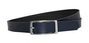 Vascavi Pasek skórzany o szerokości 2 cm, wyprodukowano w Niemczech, pasek z prawdziwej skóry dla kobiet, jako pas biodrowy, możliwość skrócenia, granatowy, 105 cm Gesamtlänge 115 cm - Paski - miniaturka - grafika 1