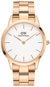 Zegarki damskie - Zegarek Daniel Wellington DW00100343 Iconic Link Amber 40mm Rosegold - - miniaturka - grafika 1