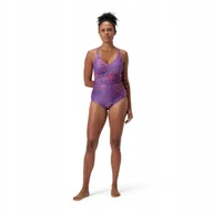 Stroje kąpielowe dla dziewczynek - Strój kąpielowy jednoczęściowy damski na basen Speedo Shaping V Neck r.D42 - miniaturka - grafika 1