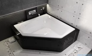 Riho Austin wanna symetryczna 145x145cm z hydromasażem Flow prawa B005014005 - Wanny z hydromasażem - miniaturka - grafika 2