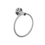 Akcesoria łazienkowe - Rea Wieszak łazienkowy RING 332915 MIST 05 Nikiel Szczotkowany - miniaturka - grafika 1