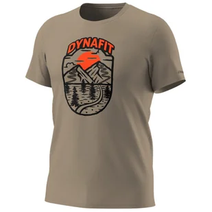 Koszulka męska Dynafit Graphic Co M S/S Tee Rozmiar: XXL / Kolor: brązowy - Koszulki sportowe męskie - miniaturka - grafika 1