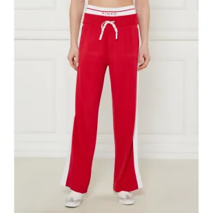 Pinko Spodnie dresowe MARSICANO Regular Fit pique - Dresy damskie - miniaturka - grafika 1