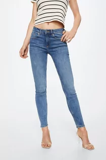 Spodnie damskie - Mango jeansy Pushup damskie medium waist - grafika 1