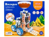 Klocki - Klocki Konstrukcyjne 152 El. Pojazdy Budowlane, Wiatrak, Auto, Samolot, Dźwig Do Rozkręcania I Skręcania 12w1 - miniaturka - grafika 1
