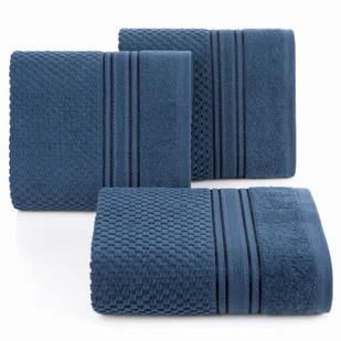 Ręcznik Frotte 50x90 Eurofirany DAVOS granatowy 500gsm Kąpielowy Puszysty - Ręczniki Ręcznik Frotte 50x90 Eurofirany DAVOS granatowy 500gsm Kąpielowy Puszysty - Ręczniki - miniaturka - grafika 1