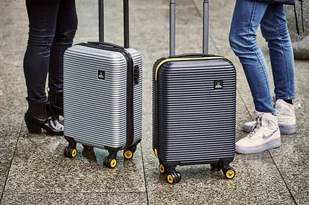 Walizka mała kabinowa National Geographic Abroad srebrna - Walizki - miniaturka - grafika 9