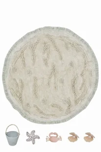 Bawełniany dywan do zabawy Wyspa 120cm - Dywany dla dzieci - miniaturka - grafika 1