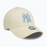 Czapki damskie - Czapka z daszkiem New Era League Essential 9Forty New York Yankees light beige WYSYŁKA W 24H 30 DNI NA ZWROT - miniaturka - grafika 1