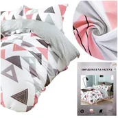 Pościel - Pościel 200 x 220 3cz Satyna Bawełniana Dalia 03 - miniaturka - grafika 1