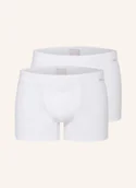 Majtki damskie - Hanro Bokserki Cotton Essentials, 2 Szt. weiss - miniaturka - grafika 1