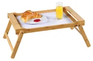 Tace i patery - Kesper taca 77605 54, 5 x 33 x 23 cm z klappfuessen, bambus, brązowy/biały, 54.5 x 33 x 23 cm 77605 - miniaturka - grafika 1