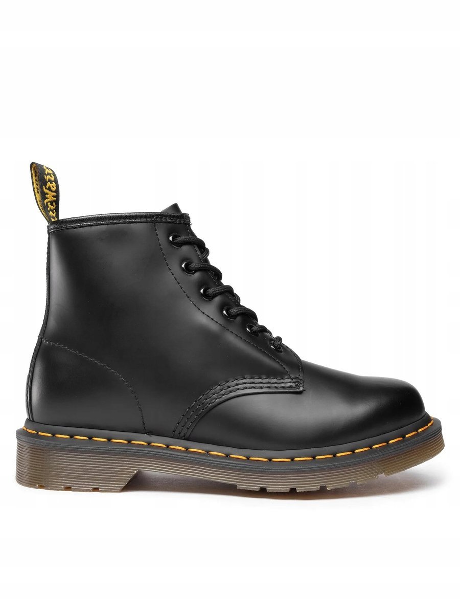 DR.MARTENS CZARNE BOTKI DAMSKIE ZE SKÓRY NATURALNEJ WIĄZANE 36 U2A