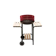 Grille - Grill węglowy z drewnianymi półkami 86 cm - miniaturka - grafika 1